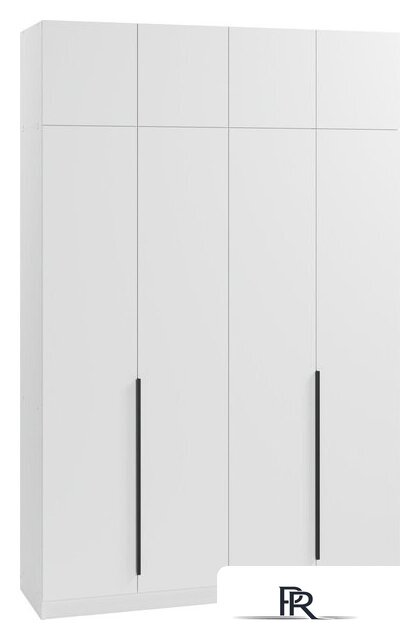 Шкаф распашной Soma Lord Black 4-х створчатый 160x240 (белый) - Изображение №1 — Интернет-магазин ПроЗаказ