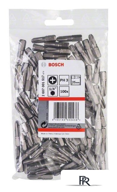 Набор бит Bosch 2607001517 (100 предметов) - Изображение №1 — Интернет-магазин ПроЗаказ