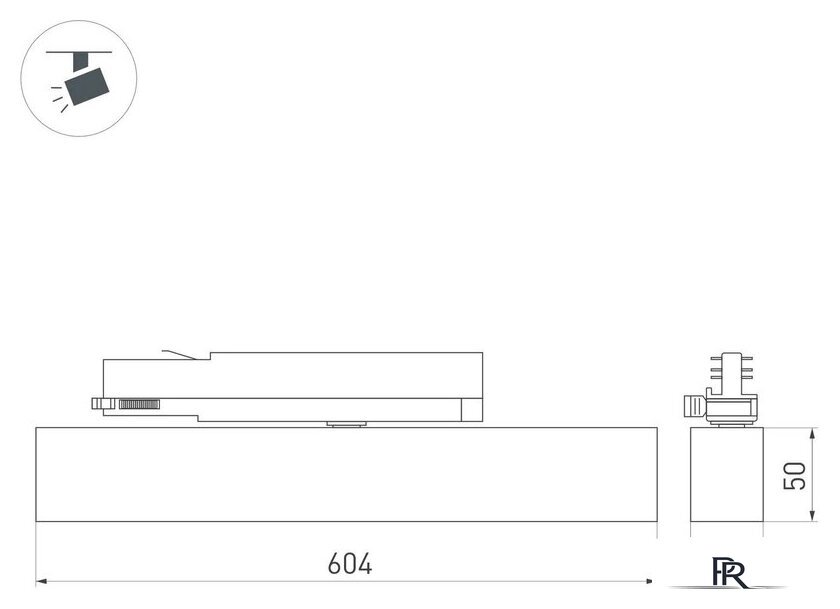 Трековый светильник Arlight Flat 033697(1) - Изображение №3 — Интернет-магазин ПроЗаказ