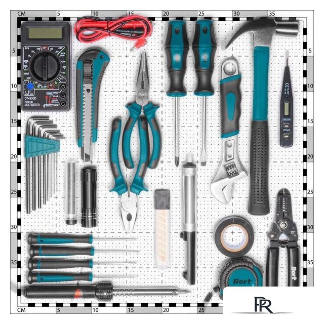 Электромонтажный набор Bort BTK-30E (30 предметов) - Изображение №3 — Интернет-магазин ПроЗаказ