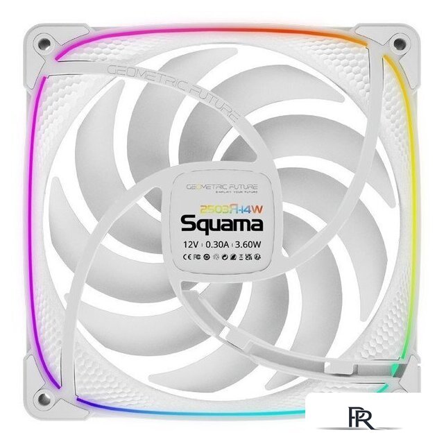Вентилятор для корпуса Geometric Future Squama 2503R-14 (белый) - Изображение №3 — Интернет-магазин ПроЗаказ
