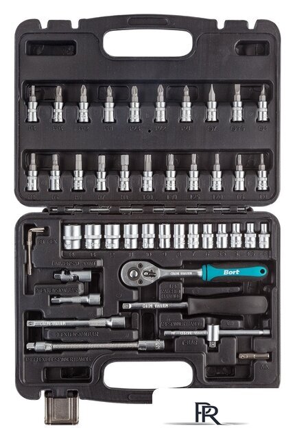 Универсальный набор инструментов Bort BTK-46 (46 предметов) - Изображение №2 — Интернет-магазин ПроЗаказ
