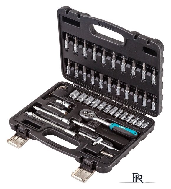 Универсальный набор инструментов Bort BTK-46 (46 предметов) - Изображение №1 — Интернет-магазин ПроЗаказ