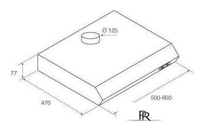 Кухонная вытяжка Jetair Light WH/F/50 PRF0094427A - Изображение №2 — Интернет-магазин ПроЗаказ