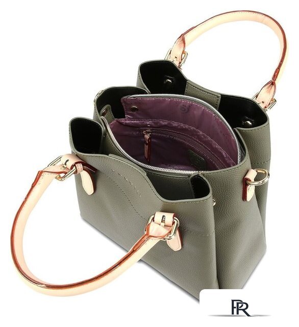 Женская сумка Bugatti Ella 49362084 (оливковый) - Изображение №3 — Интернет-магазин ПроЗаказ