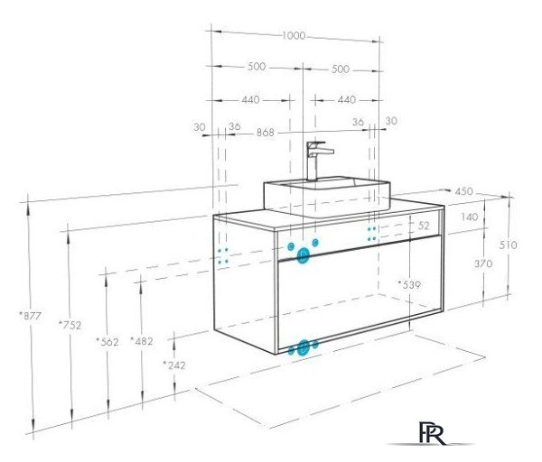  Акватон Тумба с умывальником Лофт Урбан 100 1A2477K4LQX60 - Изображение №13 — Интернет-магазин ПроЗаказ