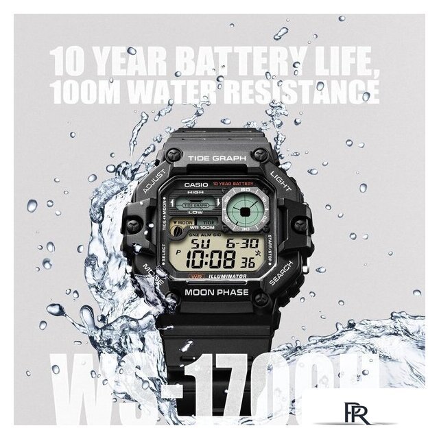 Наручные часы Casio Collection WS-1700H-1A - Изображение №4 — Интернет-магазин ПроЗаказ