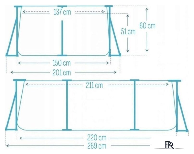 Каркасный бассейн Intex Rectangular Frame 28266 (220x150x60) - Изображение №11 — Интернет-магазин ПроЗаказ