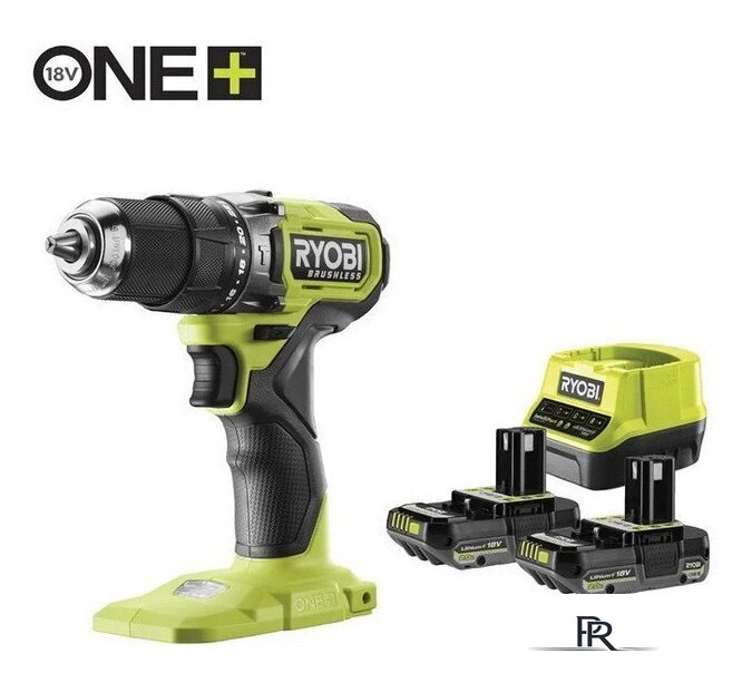 Ударная дрель-шуруповерт Ryobi RPD18BL1-2C20S 5133006139 (с 2-мя АКБ) - Изображение №1 — Интернет-магазин ПроЗаказ