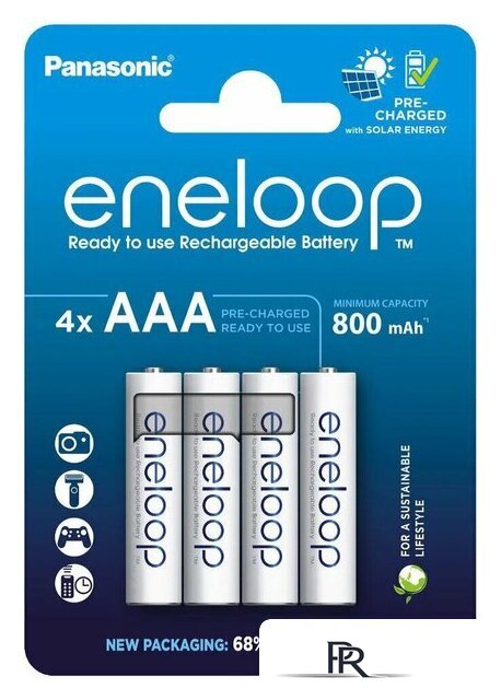 Аккумулятор Panasonic Eneloop AAA BK-4MCDE/4CP (4 шт) - Изображение №1 — Интернет-магазин ПроЗаказ