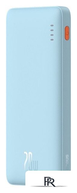 Внешний аккумулятор Baseus Airpow Fast Charge Power Bank 20W 20000mAh (голубой) - Изображение №2 — Интернет-магазин ПроЗаказ
