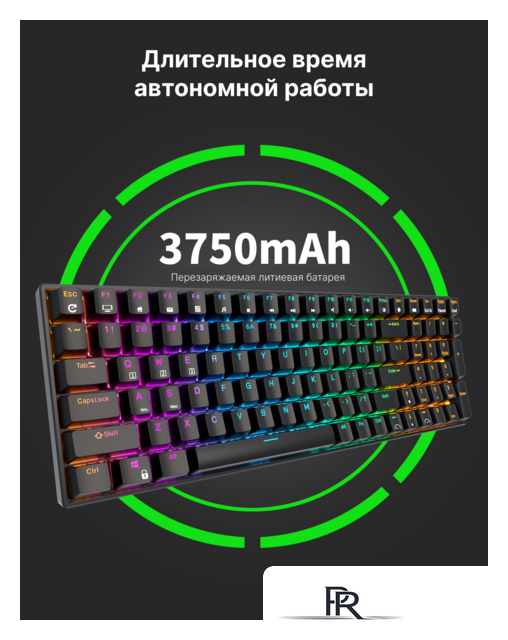 Клавиатура Royal Kludge RK100 RGB (черный, RK Red) - Изображение №9 — Интернет-магазин ПроЗаказ