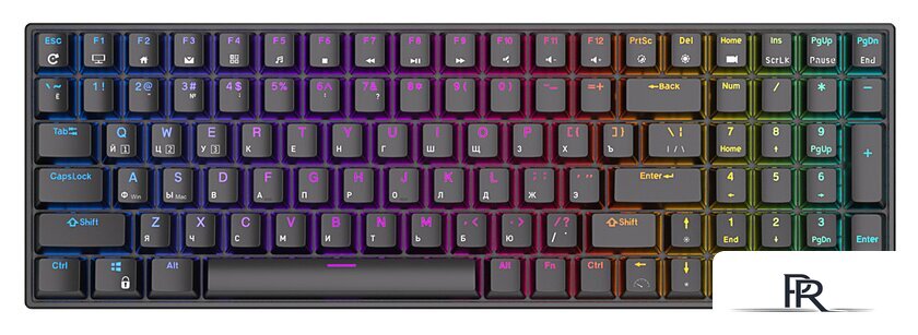 Клавиатура Royal Kludge RK100 RGB (черный, RK Red) - Изображение №1 — Интернет-магазин ПроЗаказ