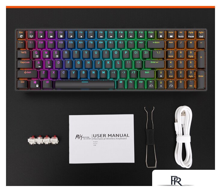 Клавиатура Royal Kludge RK100 RGB (черный, RK Red) - Изображение №6 — Интернет-магазин ПроЗаказ