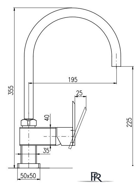 Смеситель Slezak RAV Yukon YU114.5 - Изображение №2 — Интернет-магазин ПроЗаказ