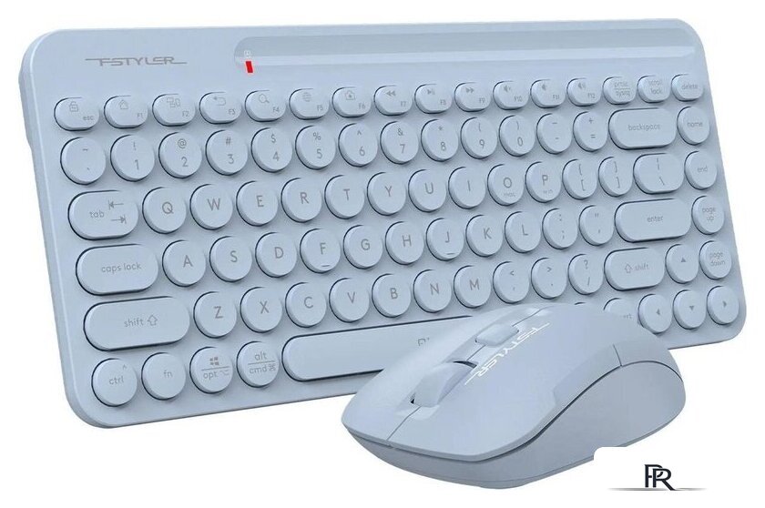 Офисный набор A4Tech Fstyler FG3200 Air2 (синий) - Изображение №3 — Интернет-магазин ПроЗаказ