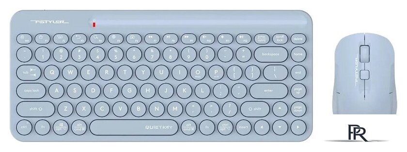 Офисный набор A4Tech Fstyler FG3200 Air2 (синий) - Изображение №1 — Интернет-магазин ПроЗаказ