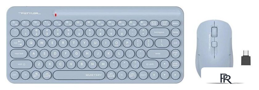 Офисный набор A4Tech Fstyler FG3200 Air2 (синий) - Изображение №2 — Интернет-магазин ПроЗаказ
