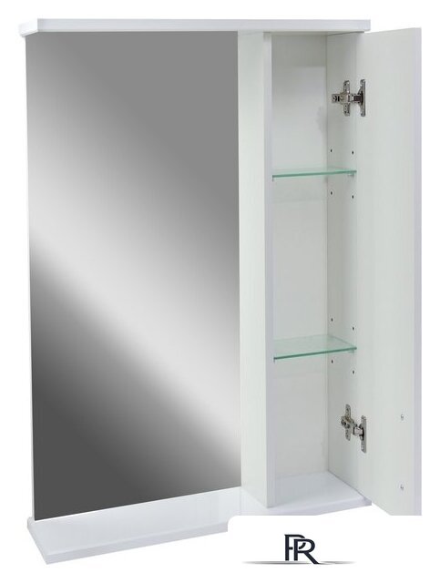  Doratiz Шкаф с зеркалом Эко 60 (правый, белый) - Изображение №2 — Интернет-магазин ПроЗаказ