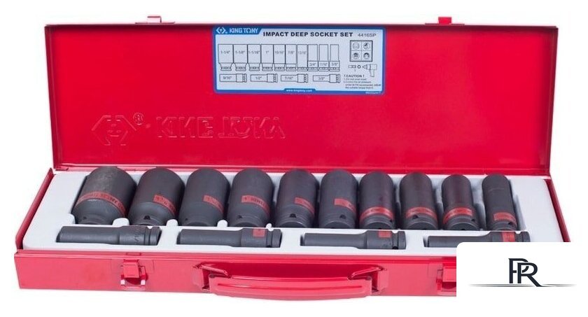 Набор головок слесарных King Tony 4416SP - Изображение №2 — Интернет-магазин ПроЗаказ