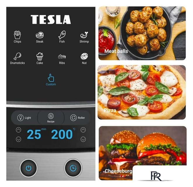 Аэрогриль (аэрофритюрница) Tesla Electronics AirCook Grill QG800 - Изображение №3 — Интернет-магазин ПроЗаказ