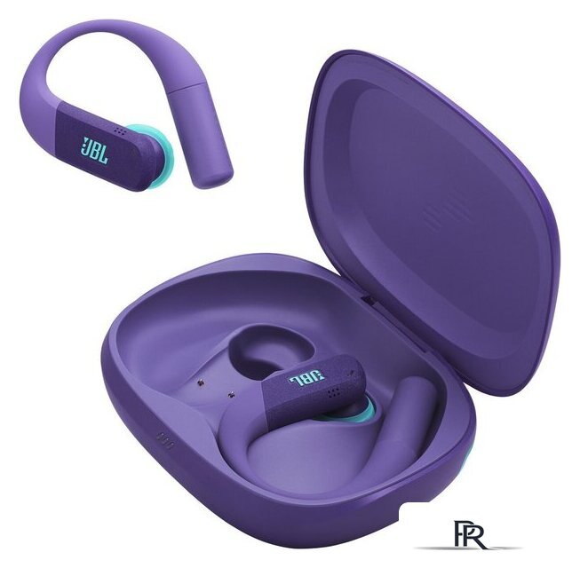 Наушники JBL Endurance Peak 4 (фиолетовый/бирюзовый) - Изображение №6 — Интернет-магазин ПроЗаказ