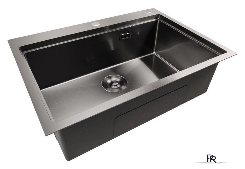 Кухонная мойка Stellar S7050NB-A (нано черный, c доской) - Изображение №4 — Интернет-магазин ПроЗаказ