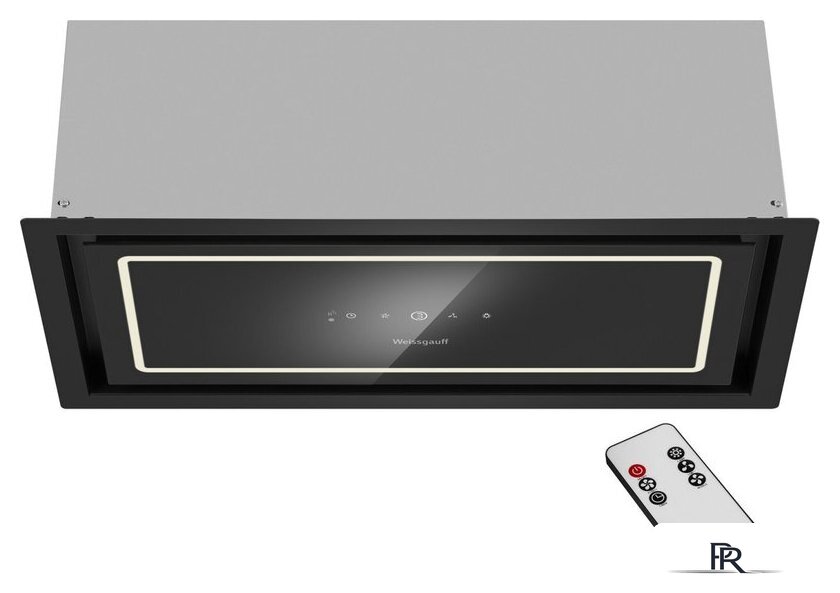Кухонная вытяжка Weissgauff Quadra 600 Touch Black Glass - Изображение №1 — Интернет-магазин ПроЗаказ