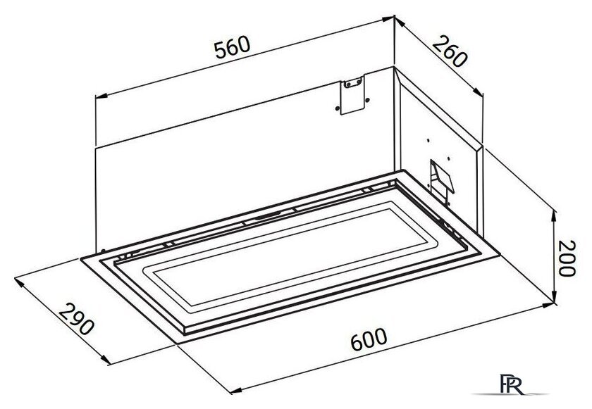 Кухонная вытяжка Weissgauff Quadra 600 Touch Black Glass - Изображение №22 — Интернет-магазин ПроЗаказ