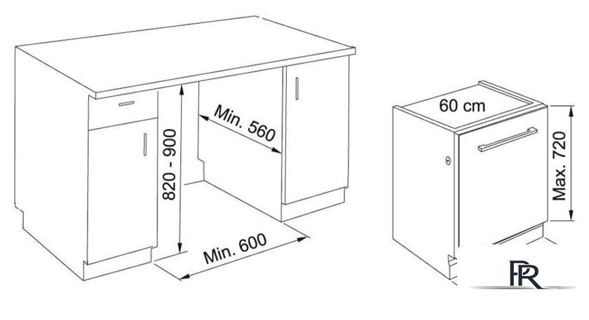 Встраиваемая посудомоечная машина Franke FDW 614 D7P DOS D 117.0611.673 - Изображение №3 — Интернет-магазин ПроЗаказ