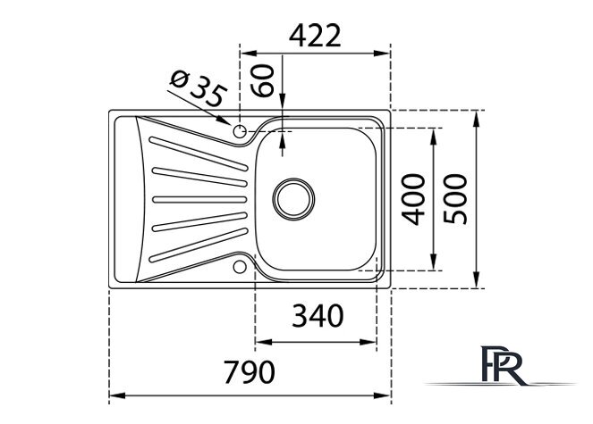 Кухонная мойка TEKA Starbright 45 E-XM 1B 1D - Изображение №2 — Интернет-магазин ПроЗаказ