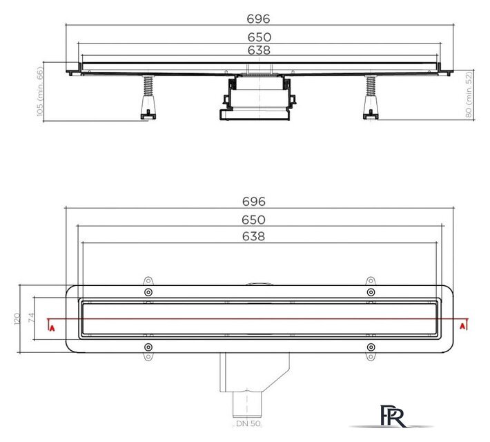 Трап/канал Pestan Betto by Pestan Line 650 263886 13702510 - Изображение №10 — Интернет-магазин ПроЗаказ