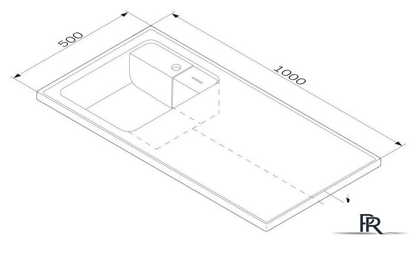Умывальник AM.PM X-Joy M85AWPL1001WG - Изображение №9 — Интернет-магазин ПроЗаказ