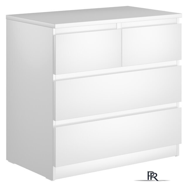 Комод Mio Tesoro Мальта 4 ящика 80x76 2.05.02.050.1 (белый) - Изображение №1 — Интернет-магазин ПроЗаказ