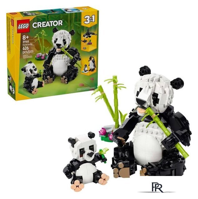 Конструктор LEGO Creator 31165 Дикие животные семейство панд - Изображение №1 — Интернет-магазин ПроЗаказ