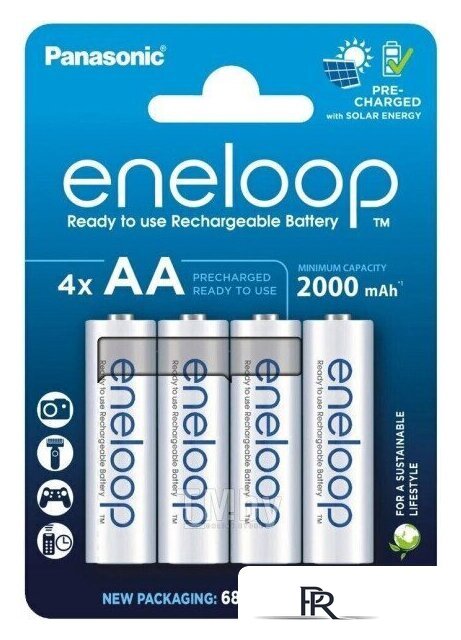 Аккумулятор Panasonic Eneloop AA BK-3MCDE/4CP (4 шт) - Изображение №1 — Интернет-магазин ПроЗаказ