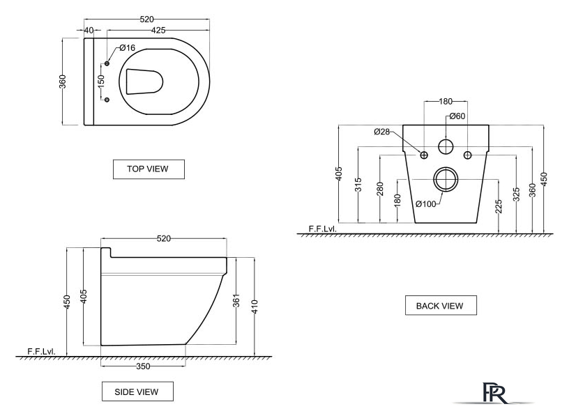 Унитаз подвесной Jaquar Solo SLS-WHT-6953BIUFSM - Изображение №2 — Интернет-магазин ПроЗаказ