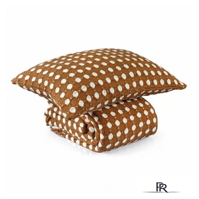 Чехол на подушку Tkano Essential. Polka dots TK23-CC0007 (карамельный) - Изображение №5 — Интернет-магазин ПроЗаказ