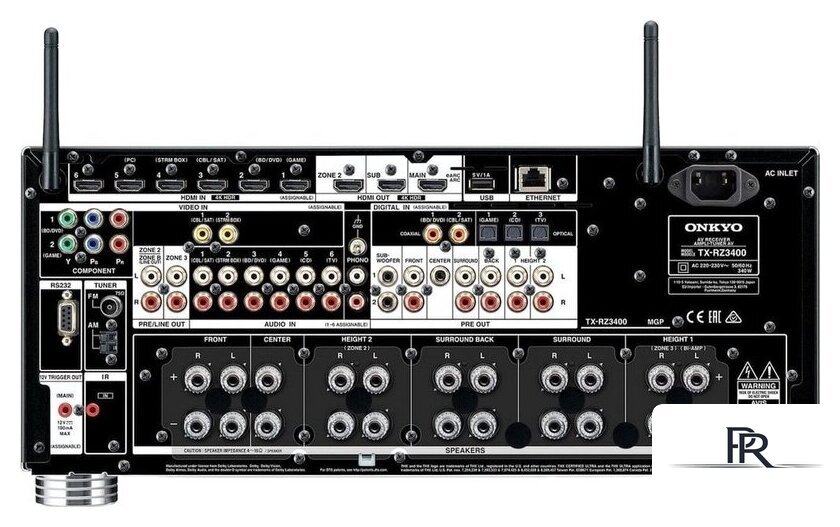 AV ресивер Onkyo TX-RZ3400 (черный) - Изображение №5 — Интернет-магазин ПроЗаказ