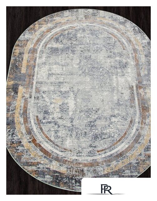 Ковер для жилой комнаты Merinos Zumma F258-OVAL-ORANGE (1.6х2.3) - Изображение №4 — Интернет-магазин ПроЗаказ