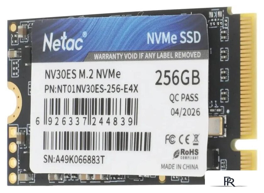 SSD Netac NV30ES 256GB NT01NV30ES-256-E4X - Изображение №3 — Интернет-магазин ПроЗаказ