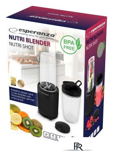 Стационарный блендер Esperanza Nutri Blender Nutri Shot - Изображение №4 — Интернет-магазин ПроЗаказ