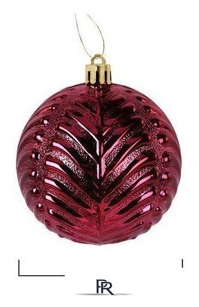 Елочная игрушка Золотая сказка Burgundy Style 592591 (бордо) - Изображение №17 — Интернет-магазин ПроЗаказ