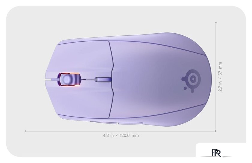 Игровая мышь SteelSeries Rival 3 Wireless Gen 2 (сиреневый) - Изображение №9 — Интернет-магазин ПроЗаказ