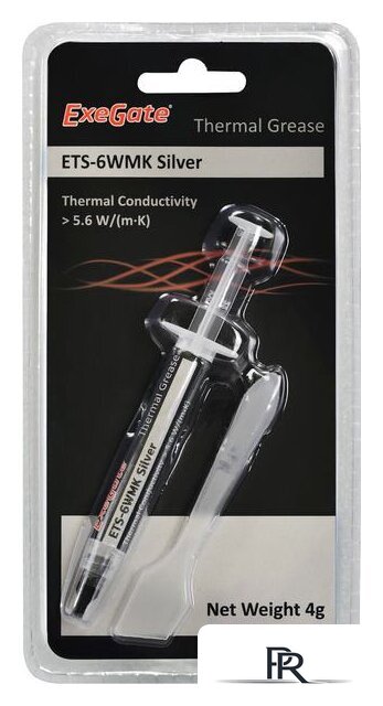 Термопаста ExeGate ETS-6WMK Silver EX282347RUS (4 г.) - Изображение №2 — Интернет-магазин ПроЗаказ