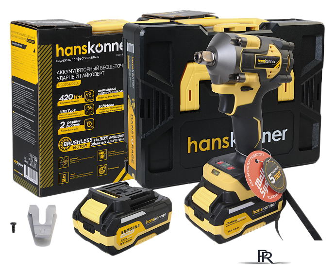 Гайковерт Hanskonner HCD20420BLC (с 1-им АКБ, кейс) - Изображение №1 — Интернет-магазин ПроЗаказ
