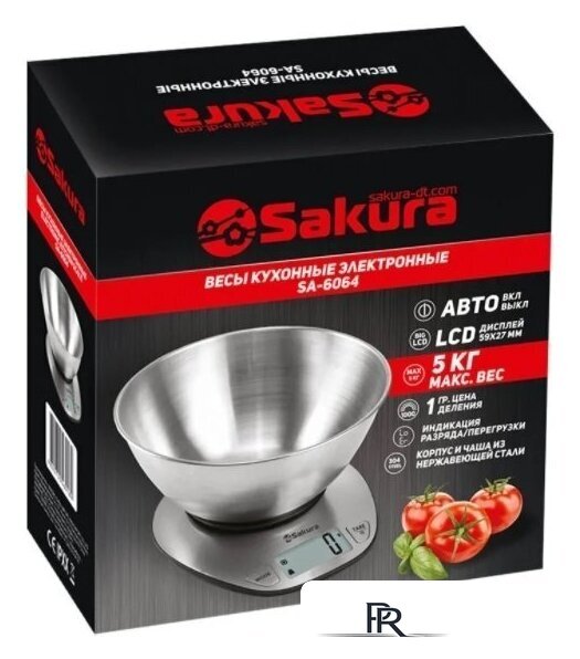 Кухонные весы Sakura SA-6064 - Изображение №2 — Интернет-магазин ПроЗаказ