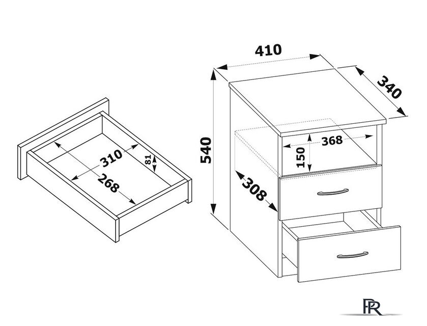 Тумба Сокол КТ-09.1 (белый) - Изображение №2 — Интернет-магазин ПроЗаказ