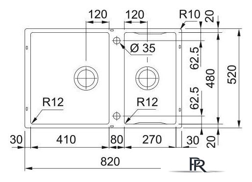 Кухонная мойка Franke Box Center BWX 120-41-27 122.0617.527 - Изображение №5 — Интернет-магазин ПроЗаказ