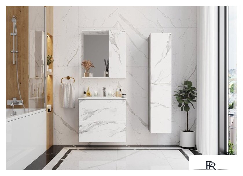  Onika Тумба под умывальник Марбл 65.13 106548 - Изображение №2 — Интернет-магазин ПроЗаказ